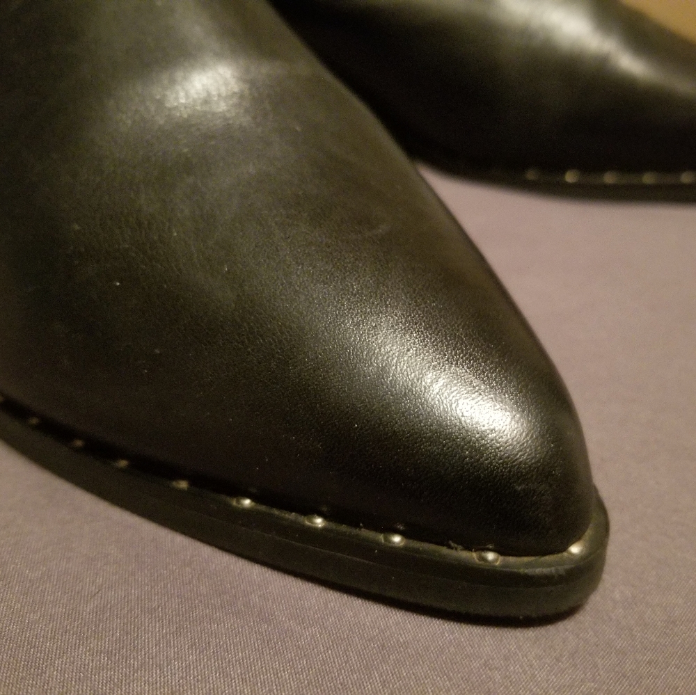 CATHERINE MALANDRINO Mesta Leather Studded Boot 10